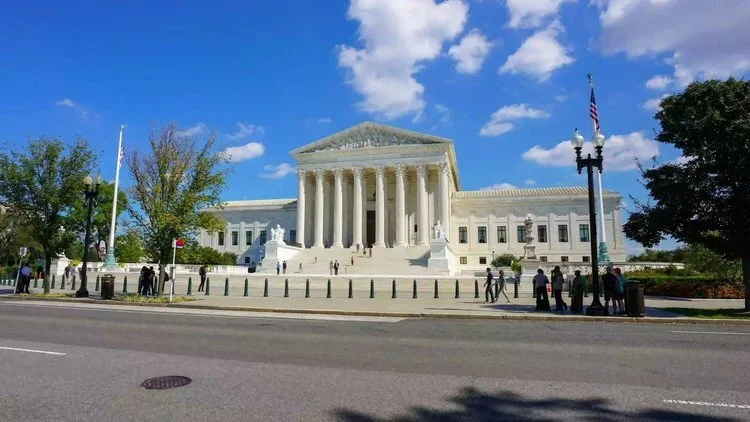 In 1819 the Supreme Court affirmed Hamilton’s articulation of the doctrine of implied powers. Image: The Supreme Court in Washington D.C.