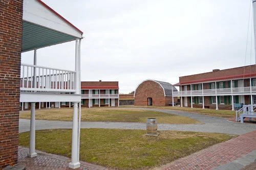 The barracks at Fort McHenry.