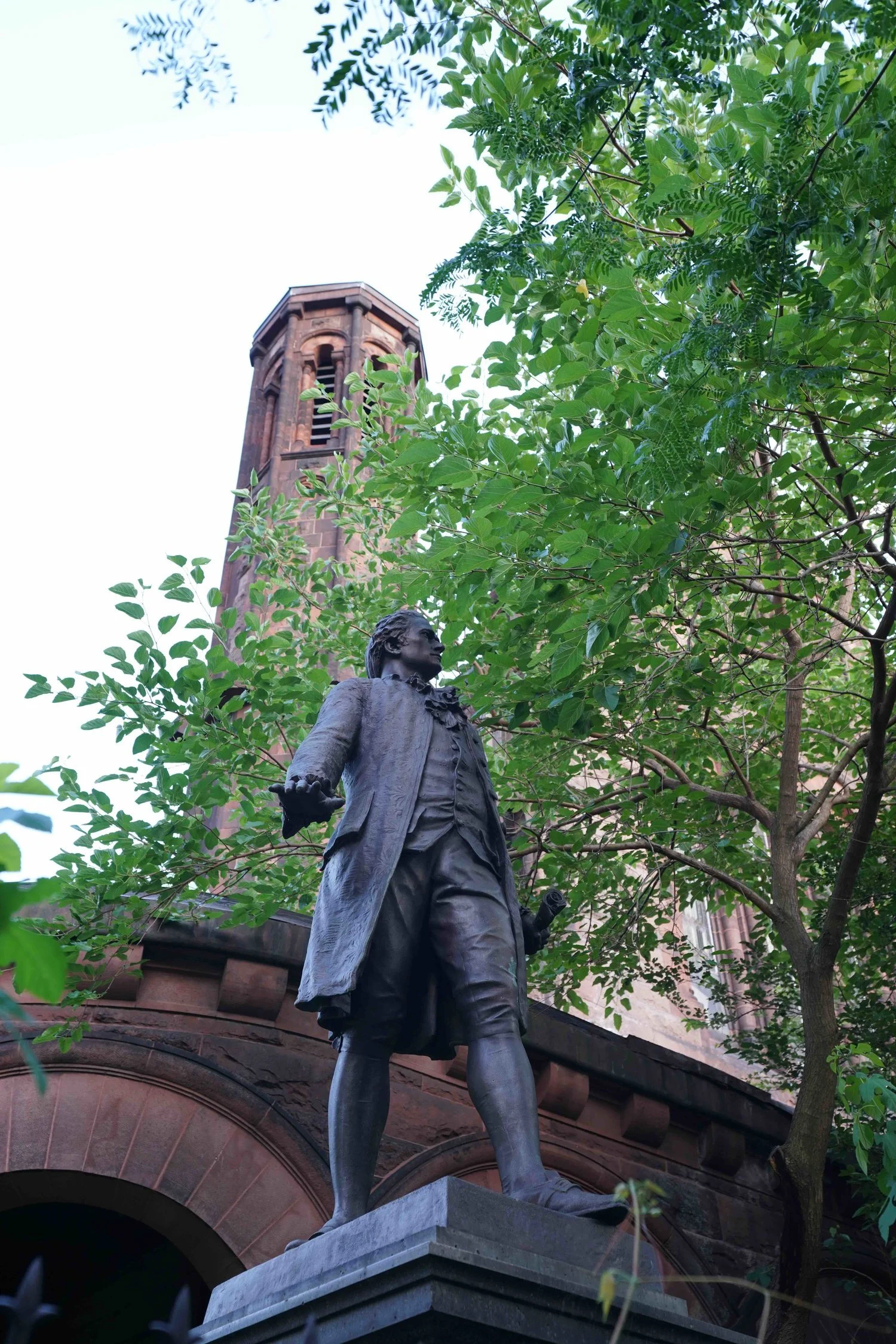 Alexander Hamilton statue located near Hamilton Grange.
