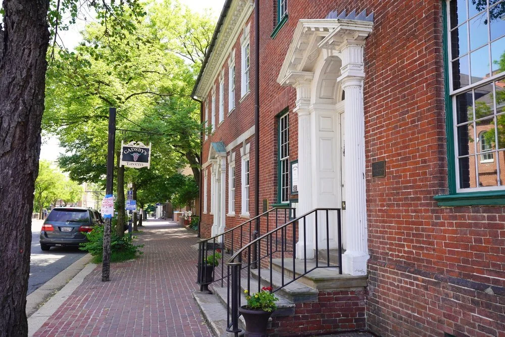 Steps at Gadsby's Tavern.
