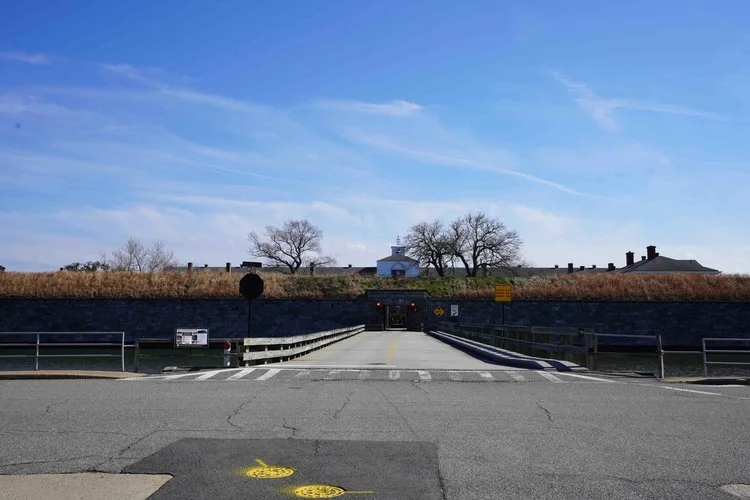 Entrance to Fort Monroe.