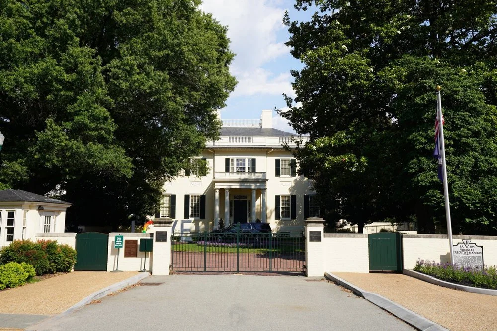 The Virginia Governor's Mansion.&nbsp;