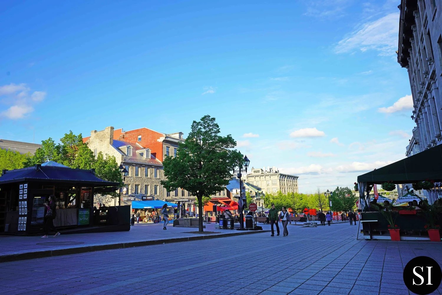 Place Jacques-Cartier, a public square in Montreal, Canada.