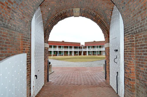 Entrance to Fort McHenry.