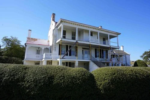 President Lincoln’s quarters during his visit to Fort Monroe.